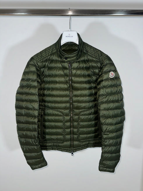 Moncler Jacket Auguste size 3 olive green